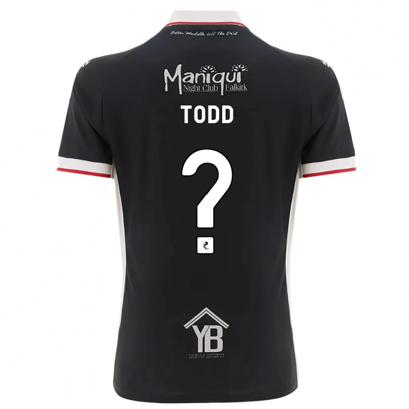Danxen Heren Shannon Todd #0 Zwart Wit Rood Thuisshirt Thuistenue 2026/27 T-Shirt België