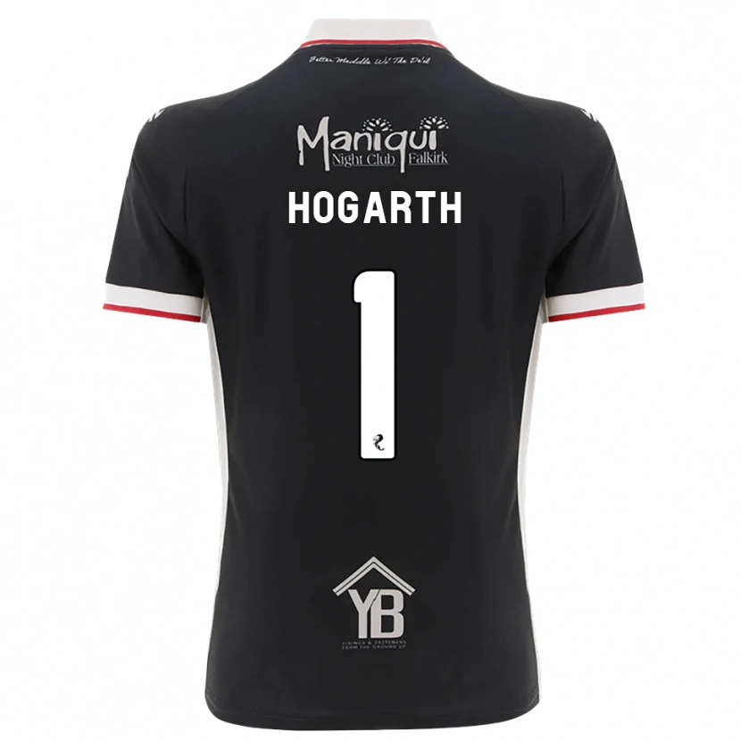 Danxen Heren Nicky Hogarth #1 Zwart Wit Rood Thuisshirt Thuistenue 2026/27 T-Shirt België