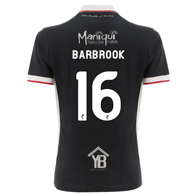 Danxen Heren Finley Barbrook #16 Zwart Wit Rood Thuisshirt Thuistenue 2026/27 T-Shirt België