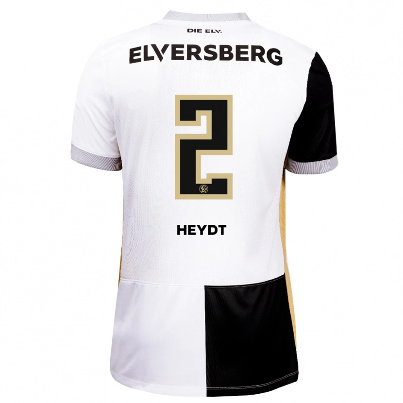 Danxen Heren Robin Heydt #2 Zwart Wit Bruin Thuisshirt Thuistenue 2026/27 T-Shirt België