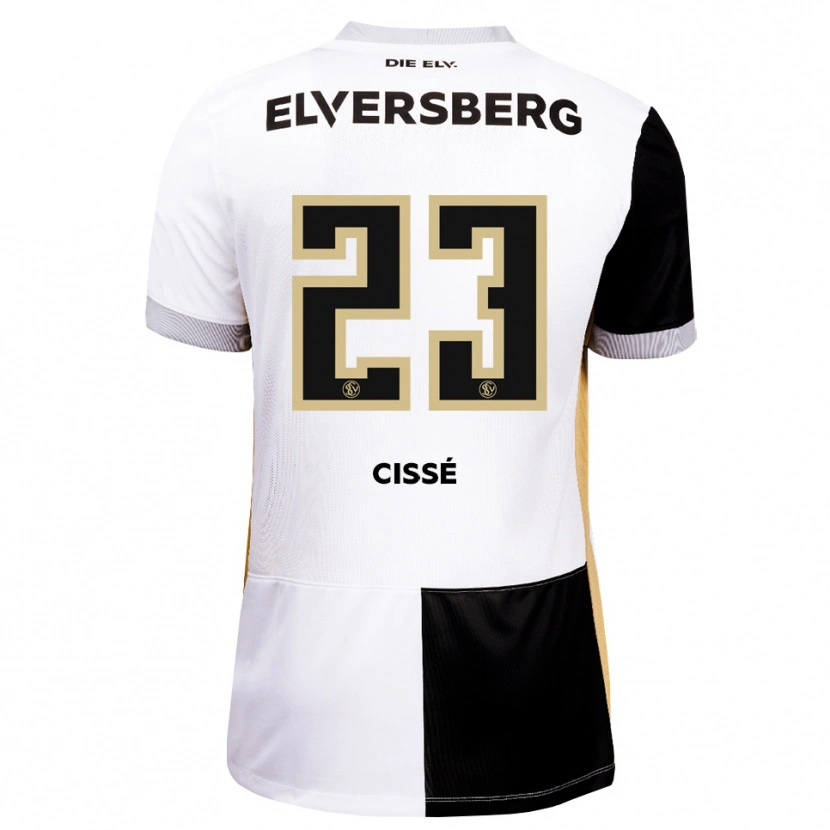 Danxen Heren Salif Cissé #23 Zwart Wit Bruin Thuisshirt Thuistenue 2026/27 T-Shirt België