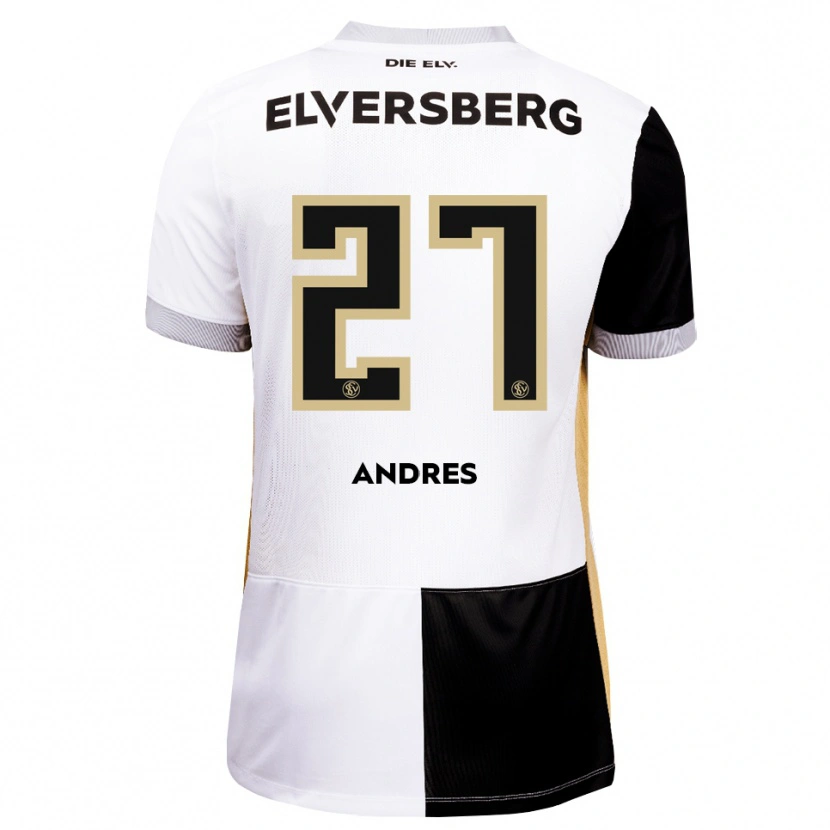 Danxen Heren Alissa Andres #27 Zwart Wit Bruin Thuisshirt Thuistenue 2026/27 T-Shirt België