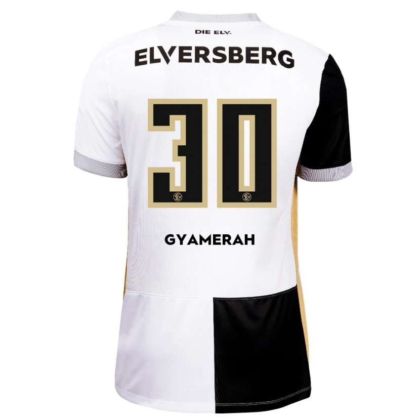Danxen Heren Jan Gyamerah #30 Zwart Wit Bruin Thuisshirt Thuistenue 2026/27 T-Shirt België