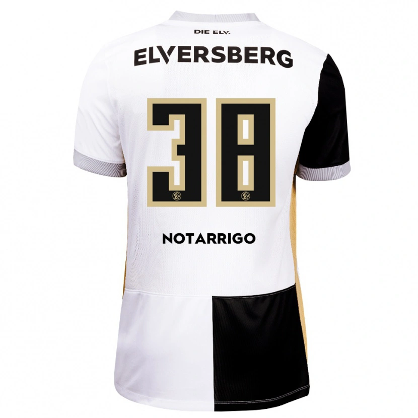 Danxen Heren Tyler Notarrigo #38 Zwart Wit Bruin Thuisshirt Thuistenue 2026/27 T-Shirt België