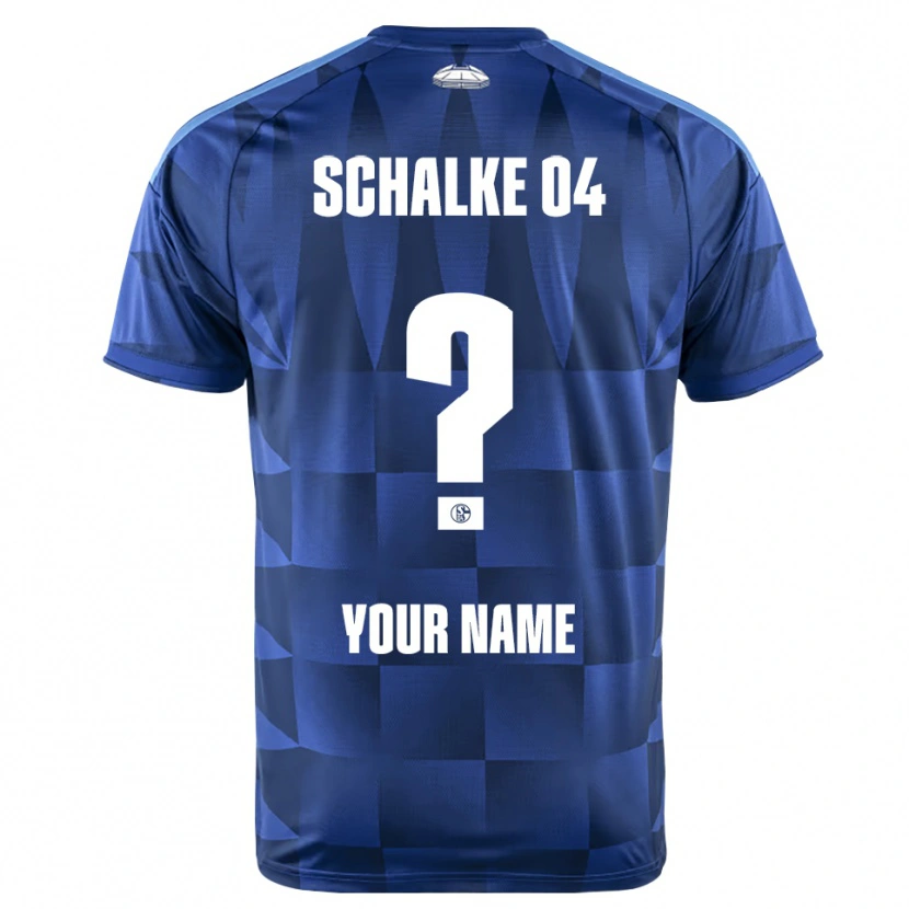 Danxen Heren Uw Naam #0 Donkerblauw Geel Wit Thuisshirt Thuistenue 2026/27 T-Shirt België