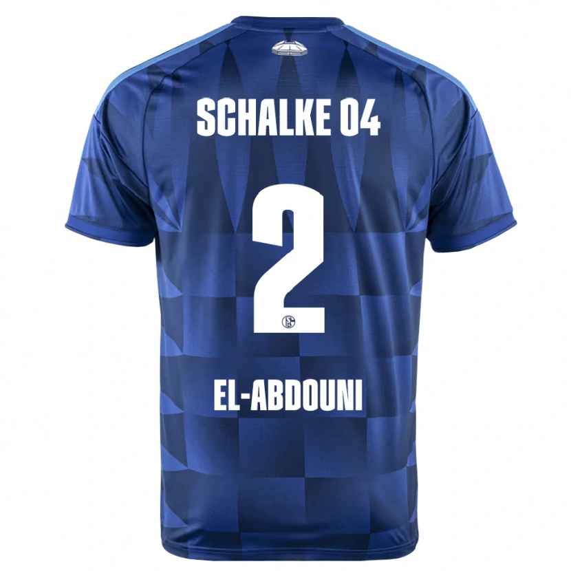 Danxen Heren Amir El-Abdouni #2 Donkerblauw Geel Wit Thuisshirt Thuistenue 2026/27 T-Shirt België