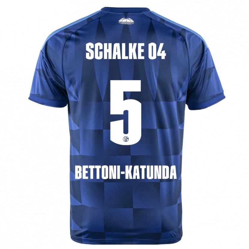 Danxen Heren Claudio Bettoni-Katunda #5 Donkerblauw Geel Wit Thuisshirt Thuistenue 2026/27 T-Shirt België