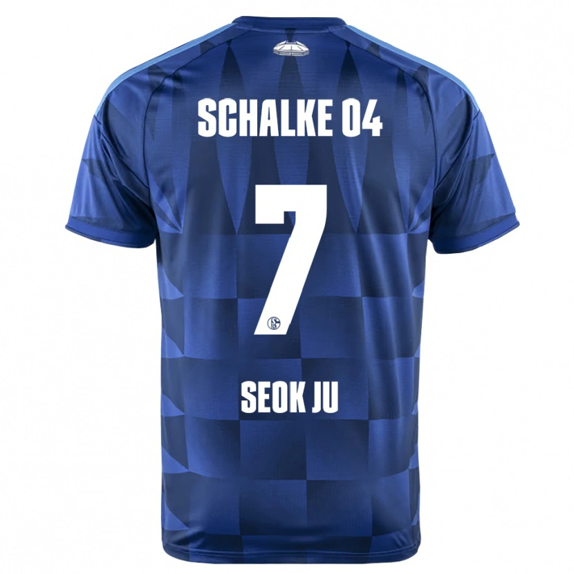 Danxen Heren Seok-Ju Hong #7 Donkerblauw Geel Wit Thuisshirt Thuistenue 2026/27 T-Shirt België