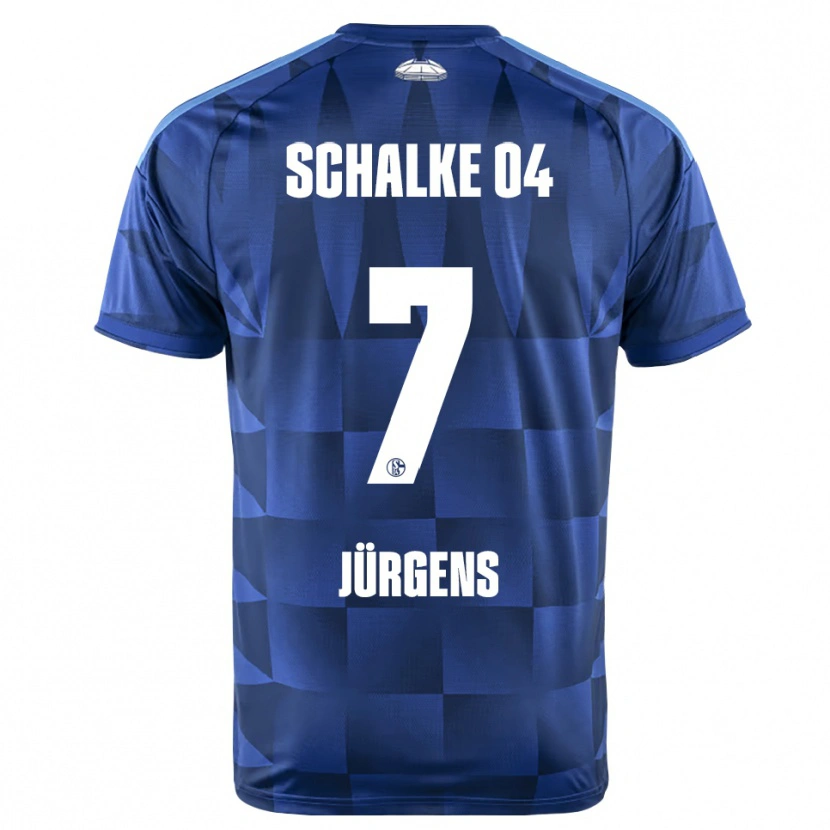 Danxen Heren Celina Jürgens #7 Donkerblauw Geel Wit Thuisshirt Thuistenue 2026/27 T-Shirt België