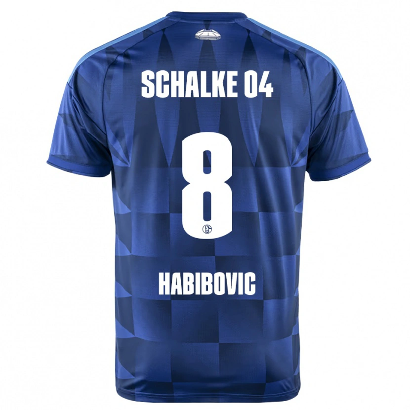Danxen Heren Edina Habibovic #8 Donkerblauw Geel Wit Thuisshirt Thuistenue 2026/27 T-Shirt België