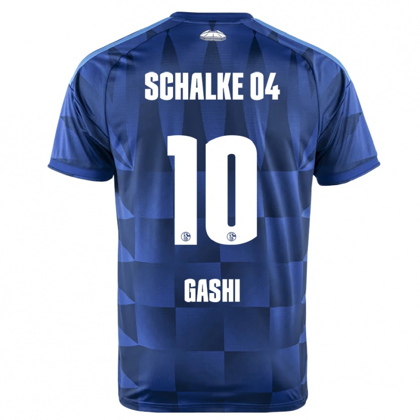Danxen Heren Edion Gashi #10 Donkerblauw Geel Wit Thuisshirt Thuistenue 2026/27 T-Shirt België