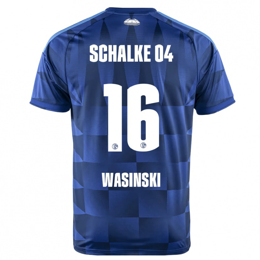 Danxen Heren Martin Wasinski #16 Donkerblauw Geel Wit Thuisshirt Thuistenue 2026/27 T-Shirt België