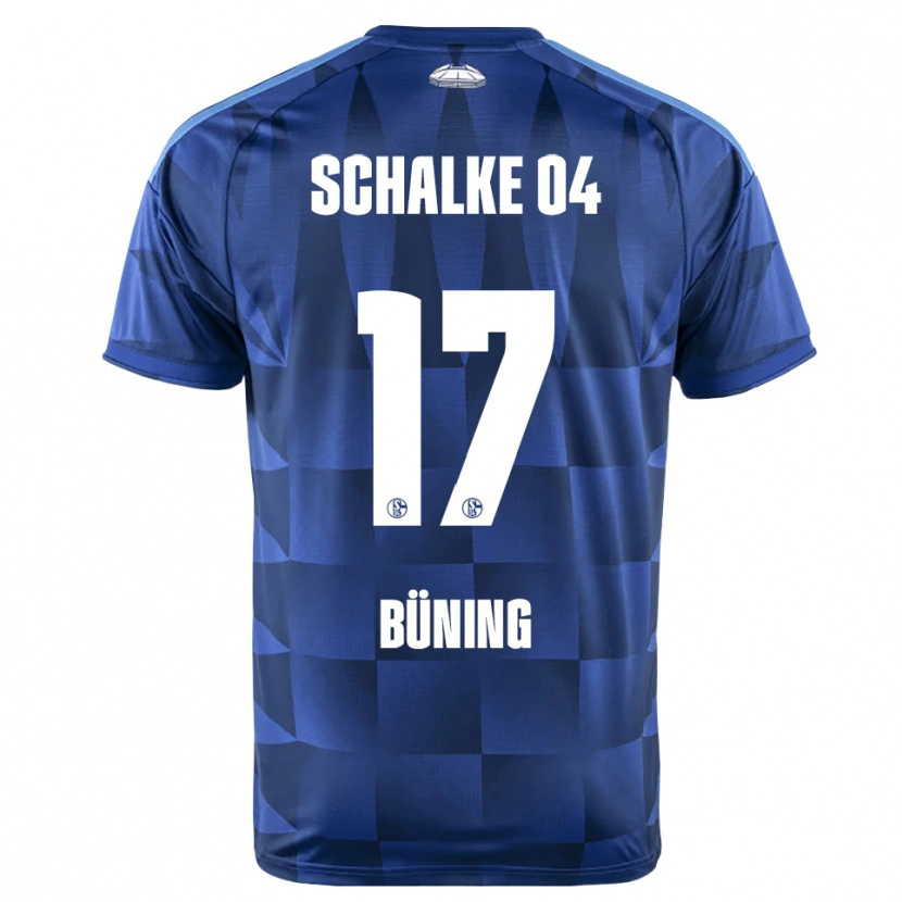Danxen Heren Michelle Büning #17 Donkerblauw Geel Wit Thuisshirt Thuistenue 2026/27 T-Shirt België