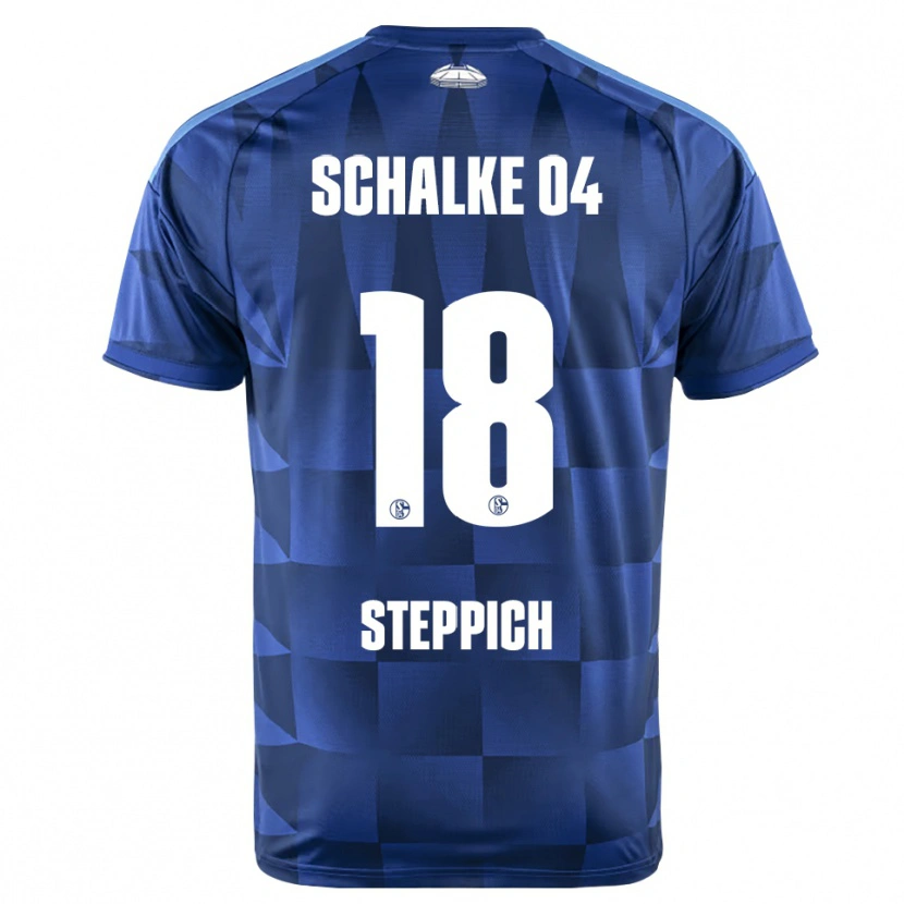 Danxen Heren Bianca Steppich #18 Donkerblauw Geel Wit Thuisshirt Thuistenue 2026/27 T-Shirt België