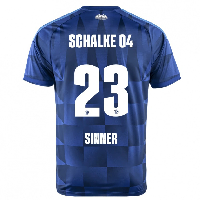 Danxen Heren Tiffany Sinner #23 Donkerblauw Geel Wit Thuisshirt Thuistenue 2026/27 T-Shirt België