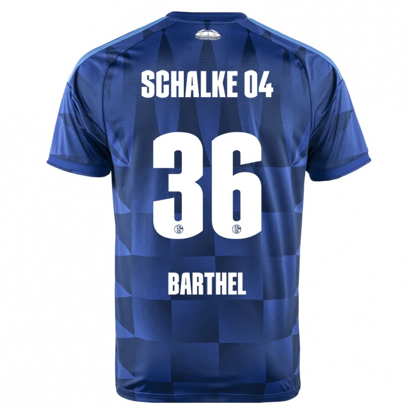 Danxen Heren Niklas Barthel #36 Donkerblauw Geel Wit Thuisshirt Thuistenue 2026/27 T-Shirt België