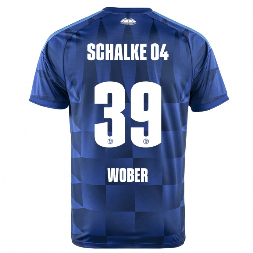 Danxen Heren Maximilian Wöber #39 Donkerblauw Geel Wit Thuisshirt Thuistenue 2026/27 T-Shirt België