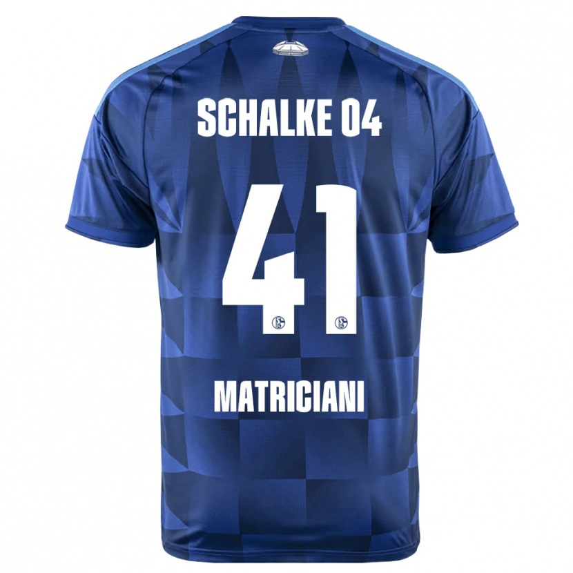 Danxen Heren Henning Matriciani #41 Donkerblauw Geel Wit Thuisshirt Thuistenue 2026/27 T-Shirt België