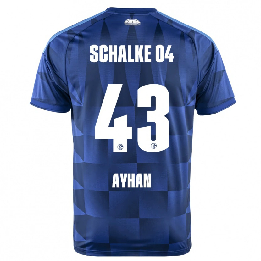 Danxen Heren Mertcan Ayhan #43 Donkerblauw Geel Wit Thuisshirt Thuistenue 2026/27 T-Shirt België