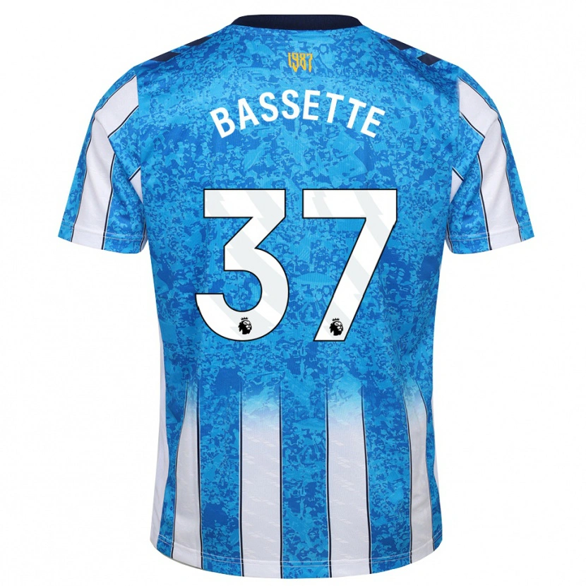 Danxen Heren Norman Bassette #37 Wit Blauw Oranje Thuisshirt Thuistenue 2026/27 T-Shirt België