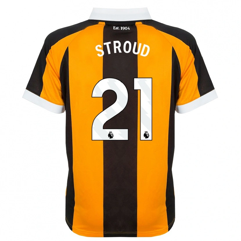 Danxen Heren Elliot Stroud #21 Oranje Zwart Wit Thuisshirt Thuistenue 2026/27 T-Shirt België