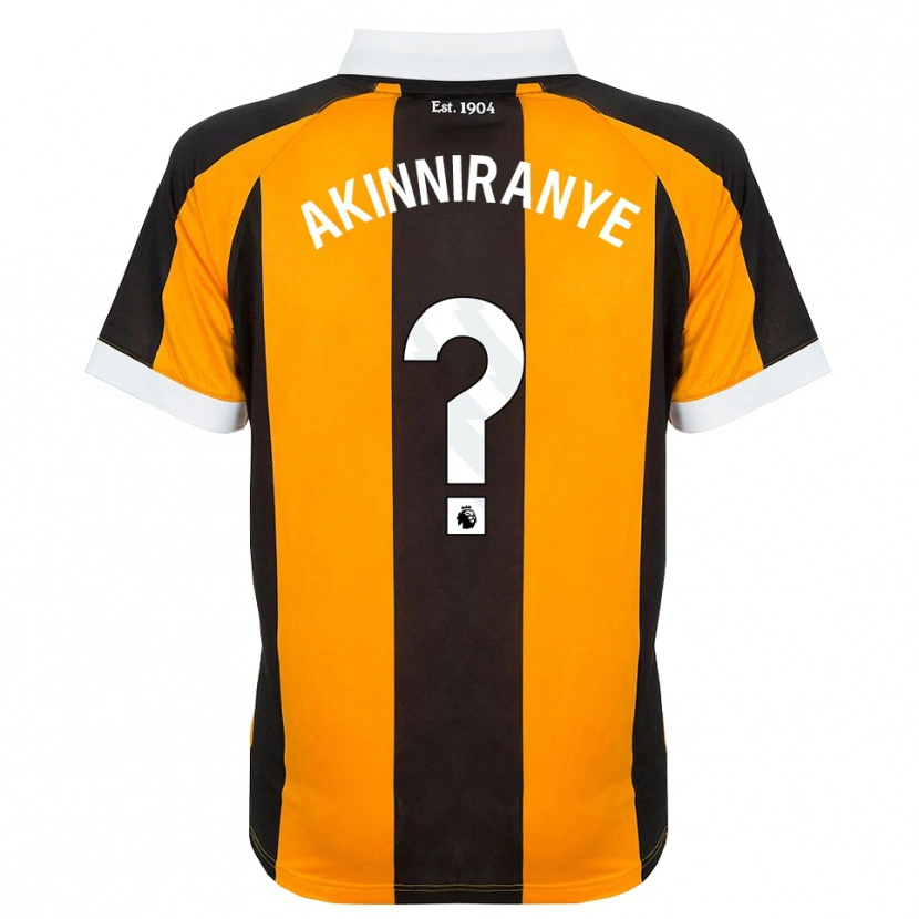 Danxen Heren George Akinniranye #0 Oranje Zwart Wit Thuisshirt Thuistenue 2026/27 T-Shirt België
