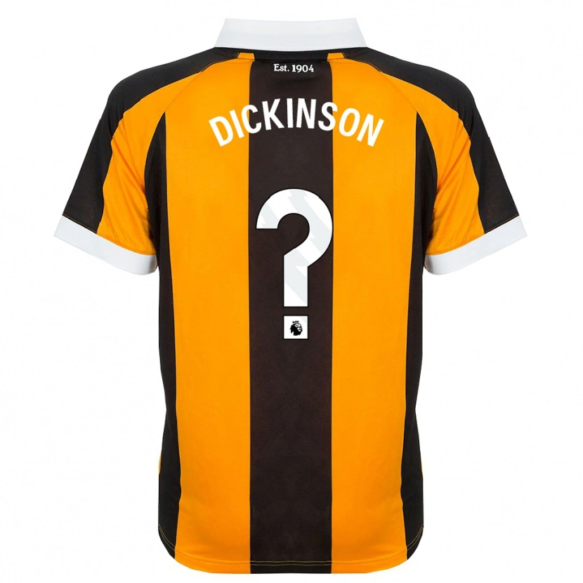 Danxen Heren George Dickinson #0 Oranje Zwart Wit Thuisshirt Thuistenue 2026/27 T-Shirt België
