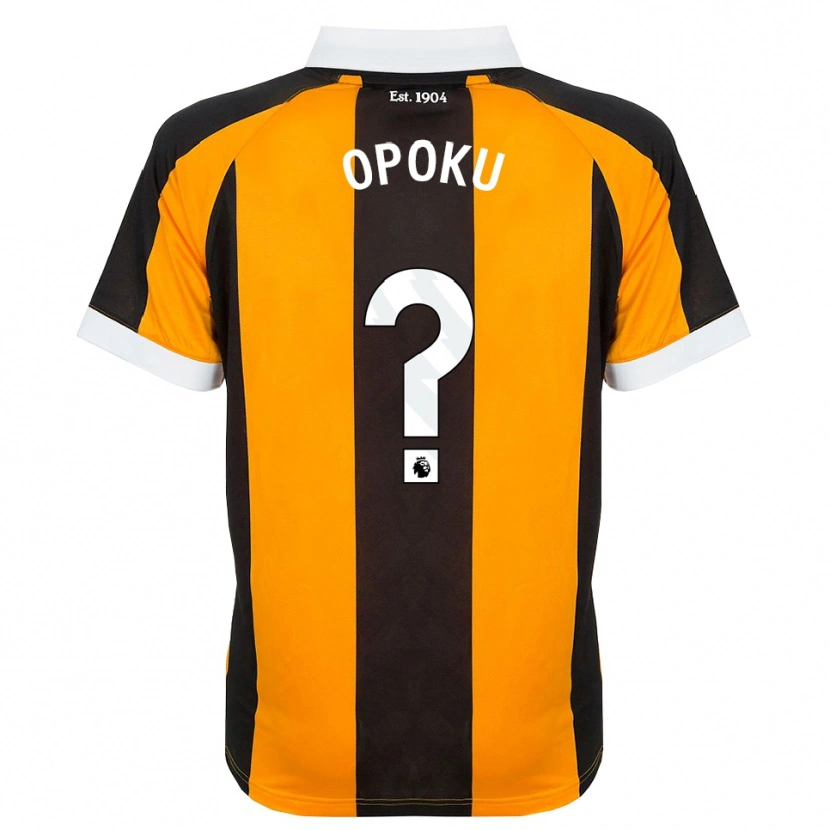 Danxen Heren Sam Opoku #0 Oranje Zwart Wit Thuisshirt Thuistenue 2026/27 T-Shirt België