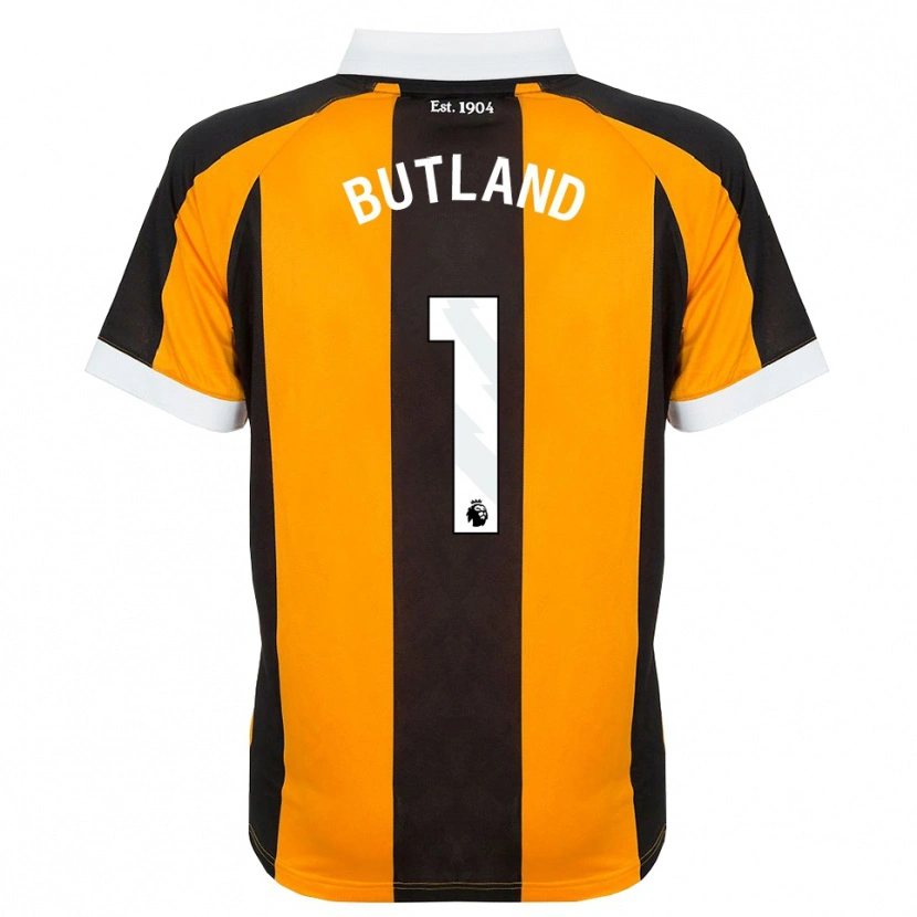 Danxen Heren Jack Butland #1 Oranje Zwart Wit Thuisshirt Thuistenue 2026/27 T-Shirt België