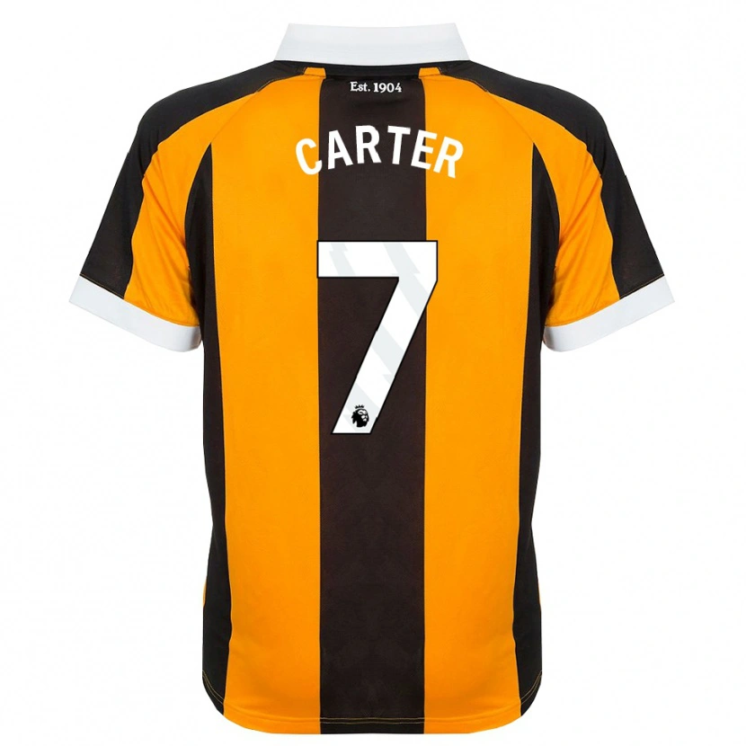 Danxen Heren Ramell Carter #7 Oranje Zwart Wit Thuisshirt Thuistenue 2026/27 T-Shirt België