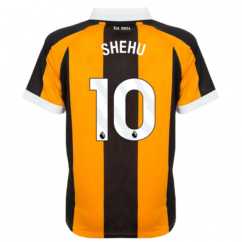 Danxen Heren Aidon Shehu #10 Oranje Zwart Wit Thuisshirt Thuistenue 2026/27 T-Shirt België
