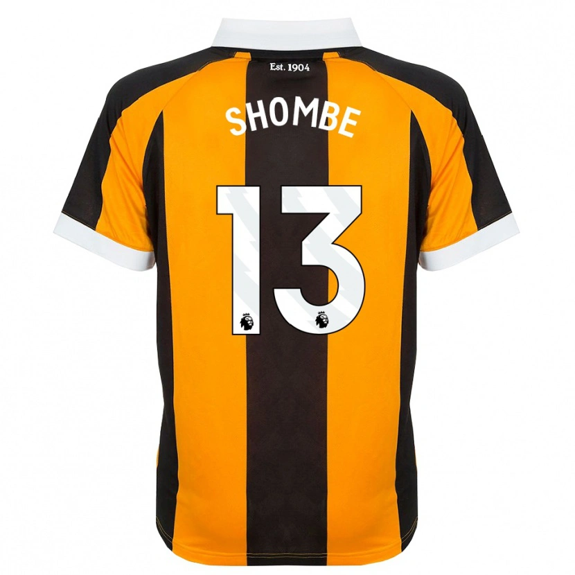 Danxen Heren Khiani Shombe #13 Oranje Zwart Wit Thuisshirt Thuistenue 2026/27 T-Shirt België