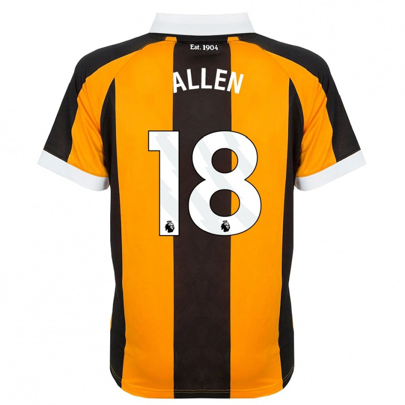 Danxen Heren Aaliyah Allen #18 Oranje Zwart Wit Thuisshirt Thuistenue 2026/27 T-Shirt België