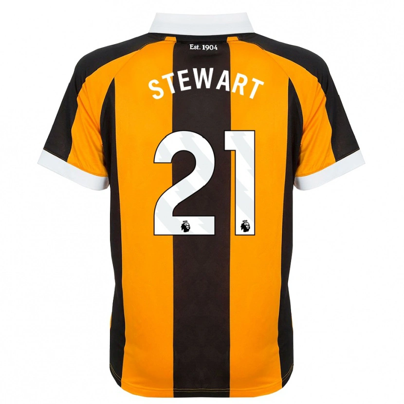 Danxen Heren Alice Stewart #21 Oranje Zwart Wit Thuisshirt Thuistenue 2026/27 T-Shirt België