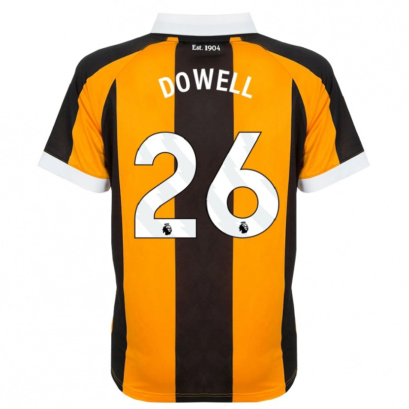 Danxen Heren Kieran Dowell #26 Oranje Zwart Wit Thuisshirt Thuistenue 2026/27 T-Shirt België