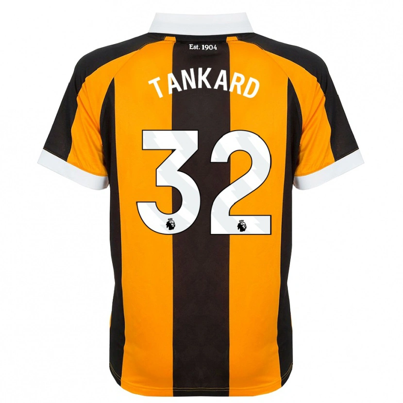 Danxen Heren Lily Tankard #32 Oranje Zwart Wit Thuisshirt Thuistenue 2026/27 T-Shirt België
