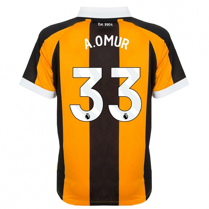 Danxen Heren Abdülkadir Ömür #33 Oranje Zwart Wit Thuisshirt Thuistenue 2026/27 T-Shirt België
