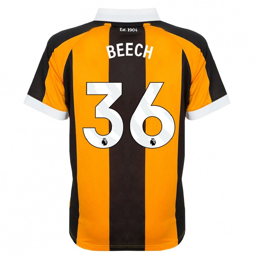 Danxen Heren Amy Beech #36 Oranje Zwart Wit Thuisshirt Thuistenue 2026/27 T-Shirt België