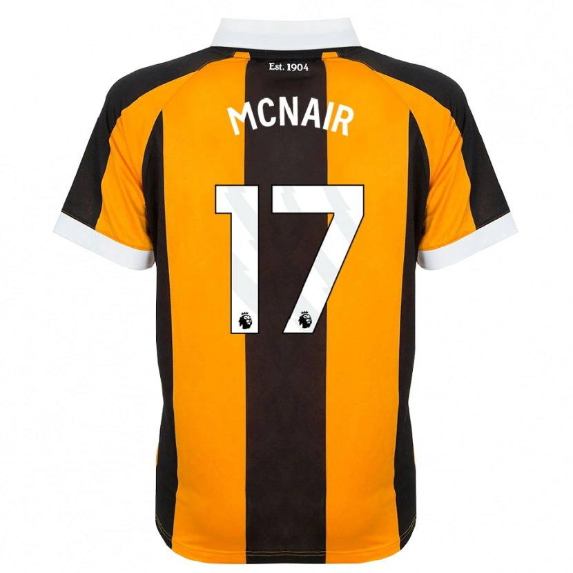 Danxen Heren Paddy Mcnair #17 Oranje Zwart Wit Thuisshirt Thuistenue 2026/27 T-Shirt België