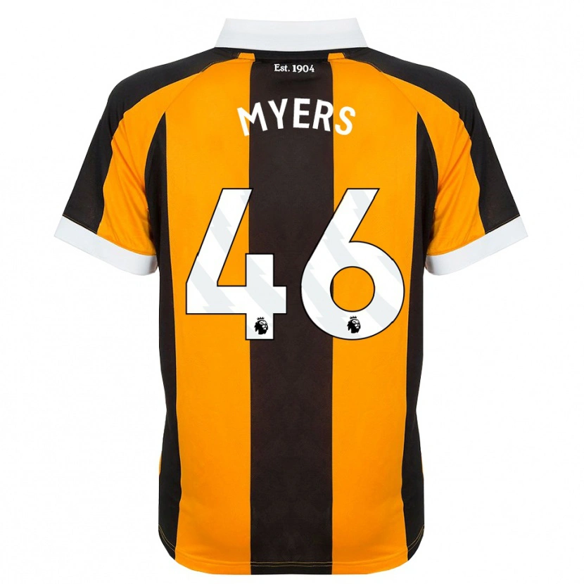 Danxen Heren Zane Myers #46 Oranje Zwart Wit Thuisshirt Thuistenue 2026/27 T-Shirt België