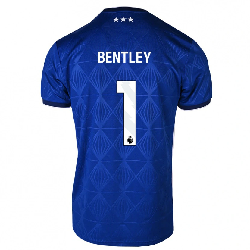Danxen Heren Josh Bentley #1 Mediumblue Wit Rood Thuisshirt Thuistenue 2026/27 T-Shirt België
