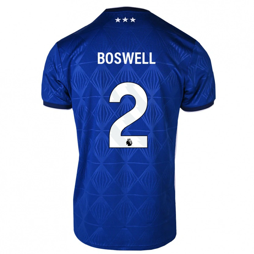 Danxen Heren Maria Boswell #2 Mediumblue Wit Rood Thuisshirt Thuistenue 2026/27 T-Shirt België
