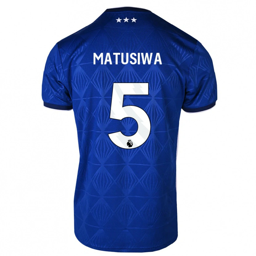 Danxen Heren Azor Matusiwa #5 Mediumblue Wit Rood Thuisshirt Thuistenue 2026/27 T-Shirt België