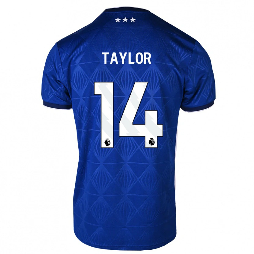 Danxen Heren Jack Taylor #14 Mediumblue Wit Rood Thuisshirt Thuistenue 2026/27 T-Shirt België