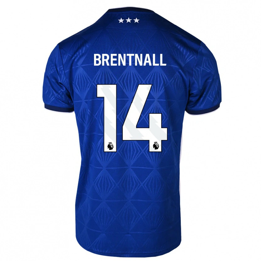 Danxen Heren James Brentnall #14 Mediumblue Wit Rood Thuisshirt Thuistenue 2026/27 T-Shirt België