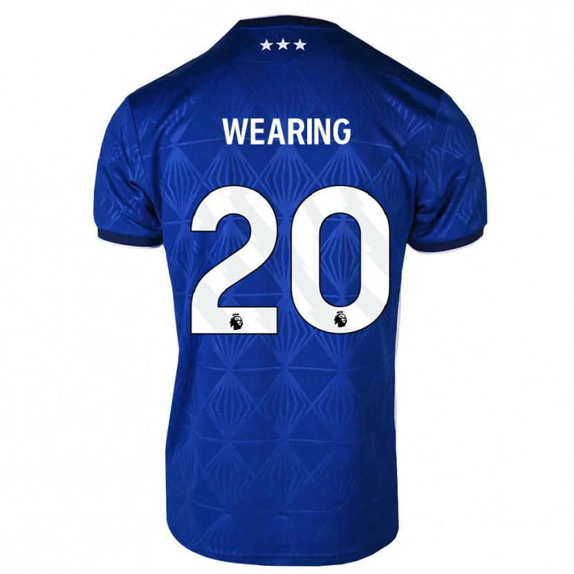 Danxen Heren Megan Wearing #20 Mediumblue Wit Rood Thuisshirt Thuistenue 2026/27 T-Shirt België
