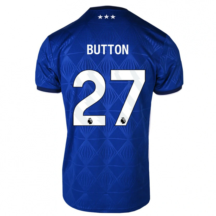 Danxen Heren David Button #27 Mediumblue Wit Rood Thuisshirt Thuistenue 2026/27 T-Shirt België