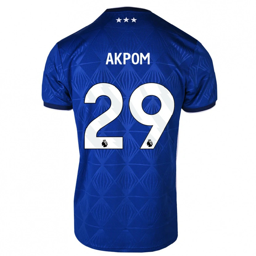 Danxen Heren Chuba Akpom #29 Mediumblue Wit Rood Thuisshirt Thuistenue 2026/27 T-Shirt België