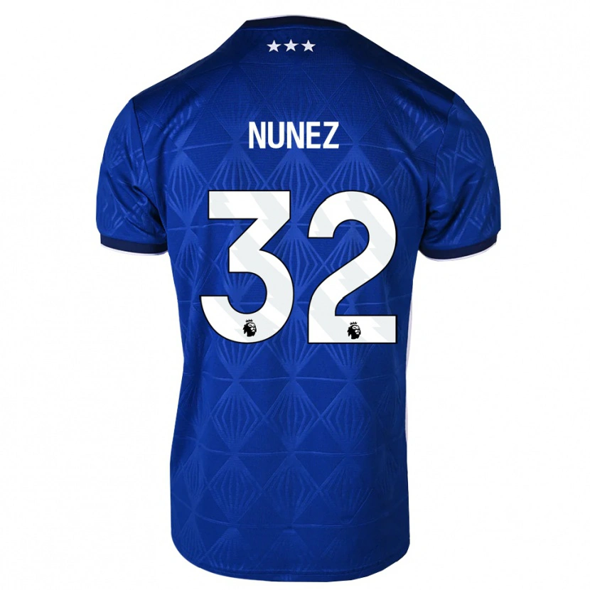 Danxen Heren Marcelino Núñez #32 Mediumblue Wit Rood Thuisshirt Thuistenue 2026/27 T-Shirt België