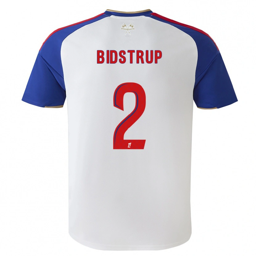 Danxen Heren Mads Bidstrup #2 Royalblue Rood Wit Thuisshirt Thuistenue 2026/27 T-Shirt België
